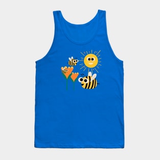 Happy bees and sunshine Tank Top